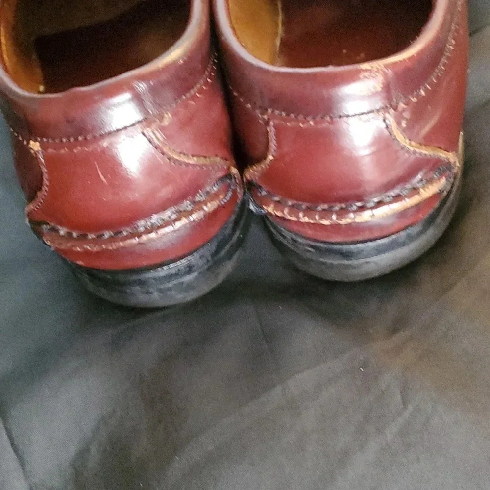 Vintage Oakwoods Mens Upper Leather Hand Stiched Shoes Made in the USA